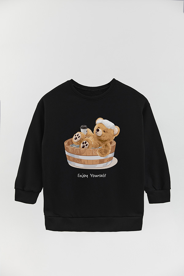 BUZO RUSTICO KIDS TEDDY ENJOY YOURSELF