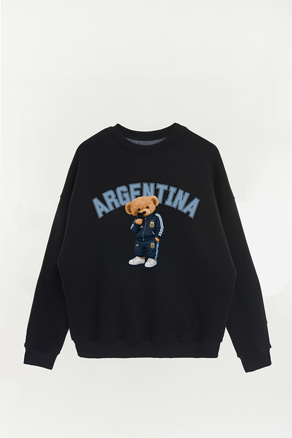 BUZO CREWNECK ESTAMPADO TEDDY ARG SCALO