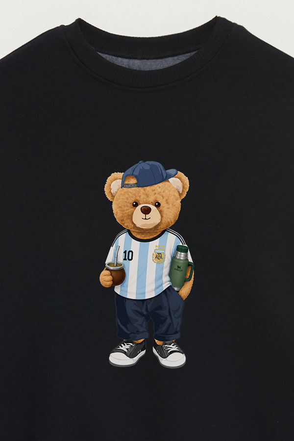 BUZO CREWNECK ESTAMPADO TEDDY ARG MATE