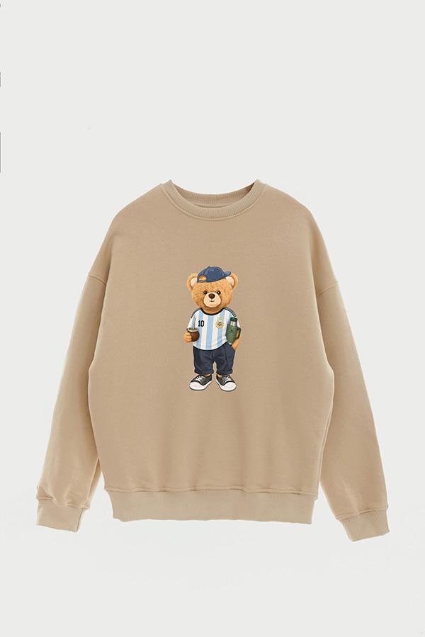 BUZO CREWNECK ESTAMPADO TEDDY ARG MATE