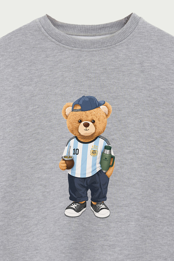 BUZO CREWNECK ESTAMPADO TEDDY ARG MATE