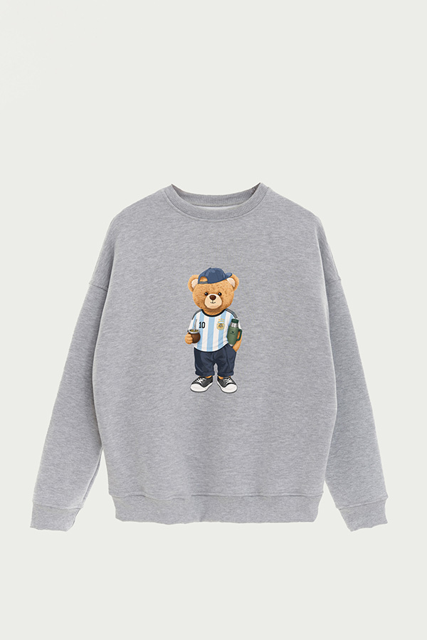 BUZO CREWNECK ESTAMPADO TEDDY ARG MATE