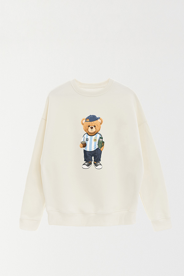 BUZO CREWNECK ESTAMPADO TEDDY ARG MATE