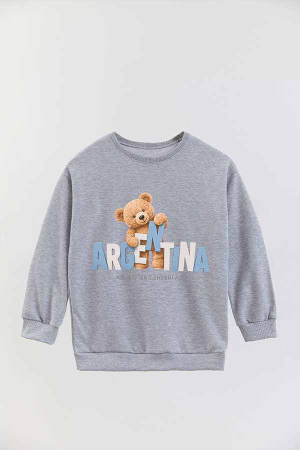 BUZO RUSTICO KIDS TEDDY ARG NO LO ENTENDERIAS
