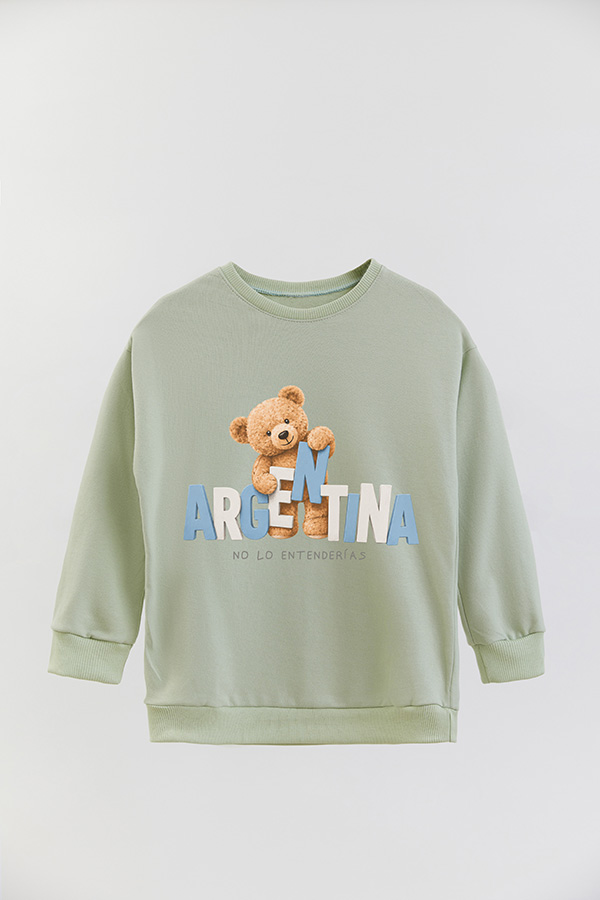 BUZO RUSTICO KIDS TEDDY ARG NO LO ENTENDERIAS