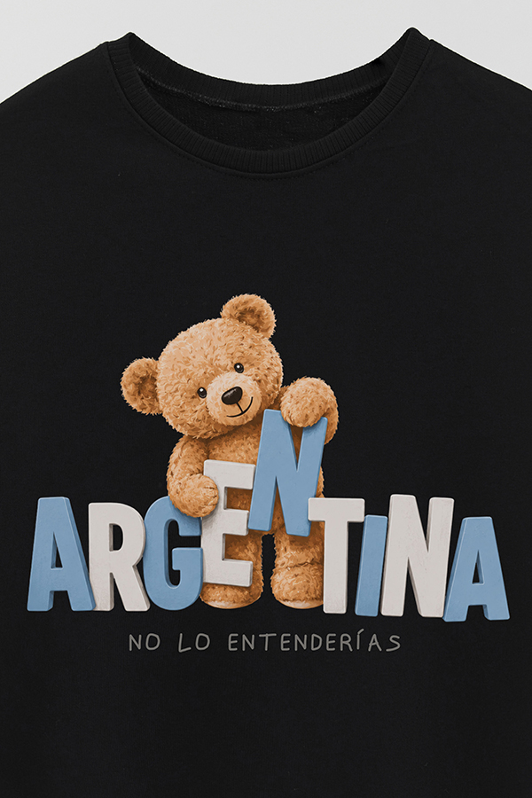 BUZO RUSTICO KIDS TEDDY ARG NO LO ENTENDERIAS