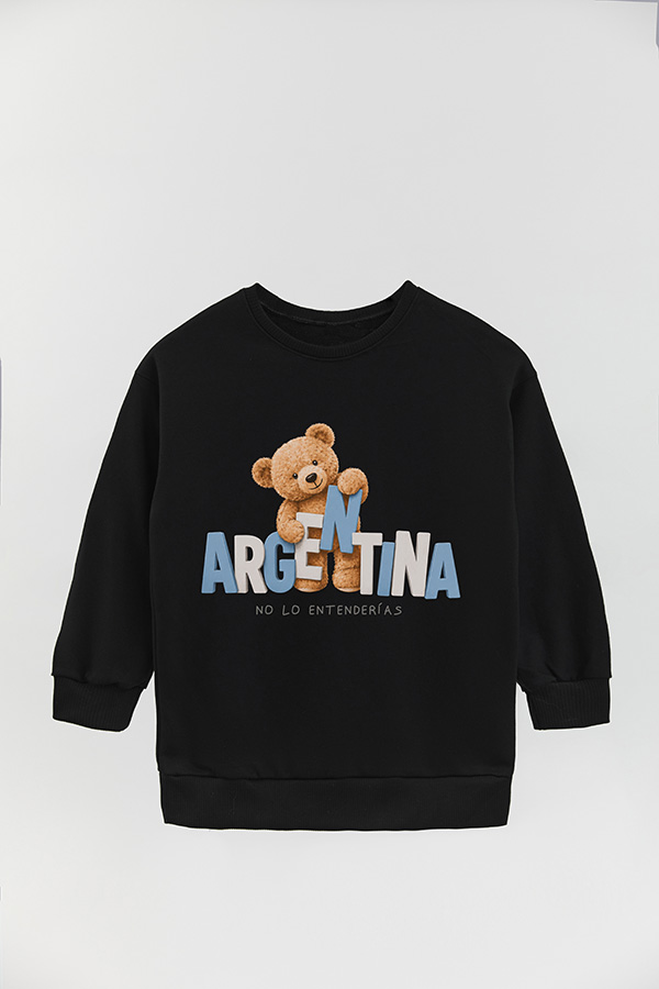 BUZO RUSTICO KIDS TEDDY ARG NO LO ENTENDERIAS