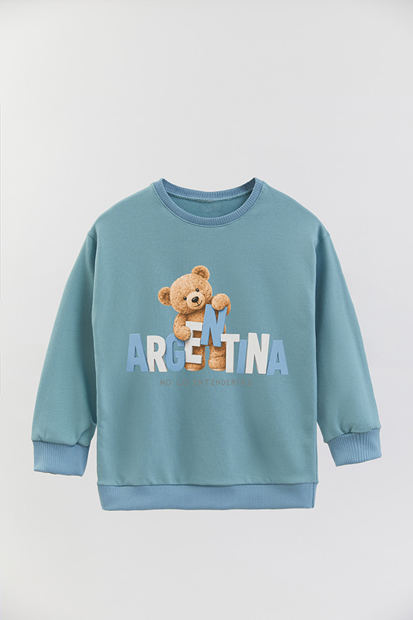 BUZO RUSTICO KIDS TEDDY ARG NO LO ENTENDERIAS