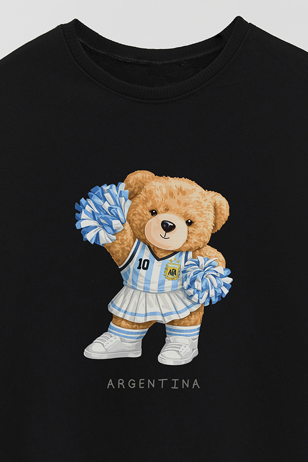 BUZO RUSTICO KIDS TEDDY ARG HINCHADA