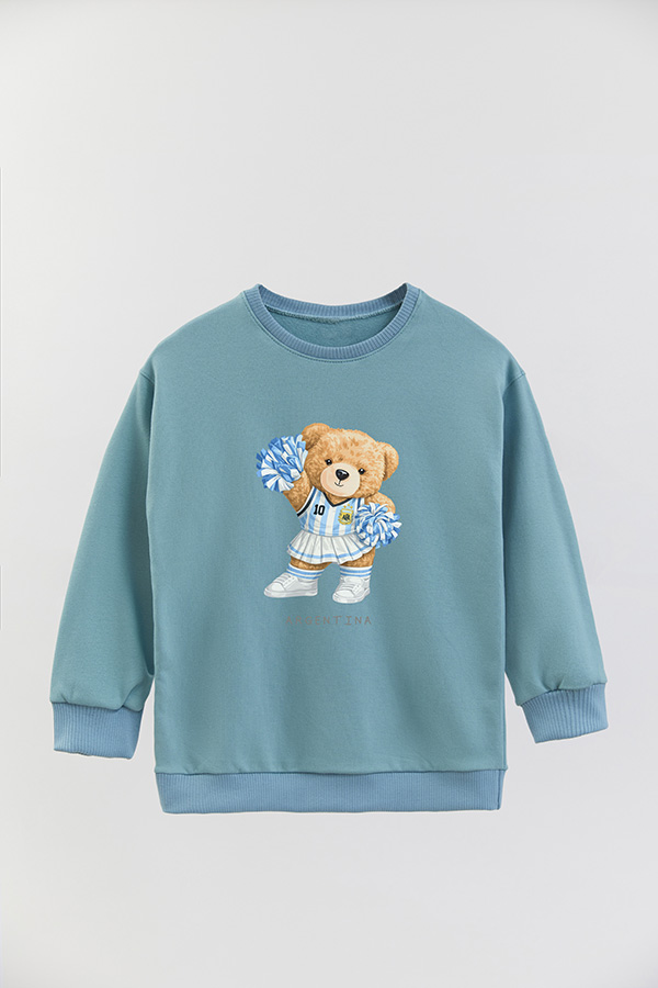 BUZO RUSTICO KIDS TEDDY ARG HINCHADA