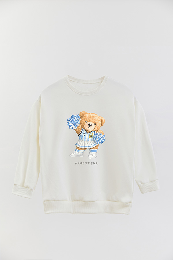 BUZO RUSTICO KIDS TEDDY ARG HINCHADA