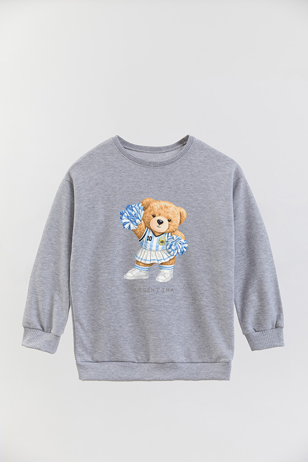 BUZO RUSTICO KIDS TEDDY ARG HINCHADA