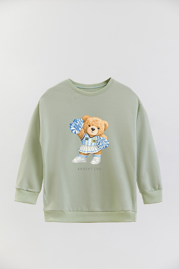 BUZO RUSTICO KIDS TEDDY ARG HINCHADA