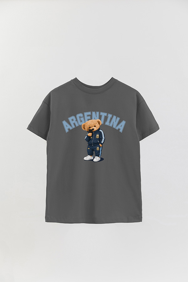 REMERA OVER ESTAMPADA TEDDY ARG SCALO