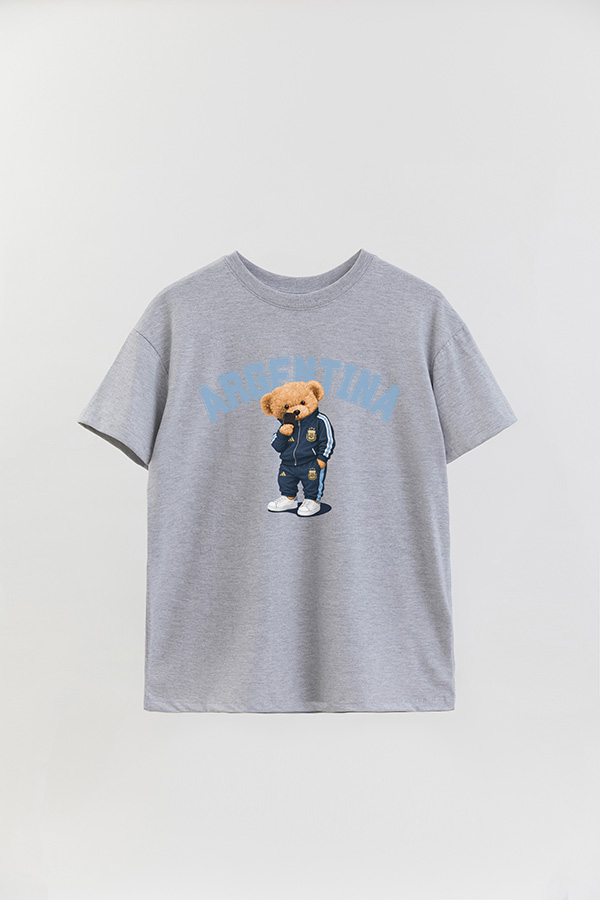 REMERA OVER ESTAMPADA TEDDY ARG SCALO