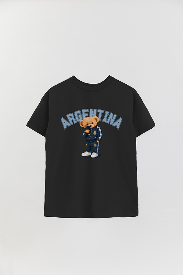 REMERA OVER ESTAMPADA TEDDY ARG SCALO