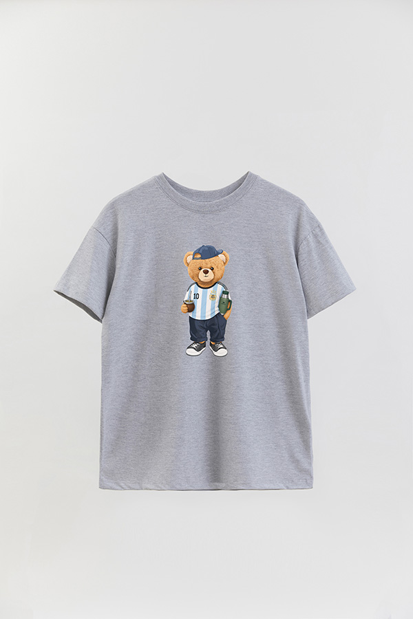 REMERA OVER ESTAMPADA TEDDY ARG MATE