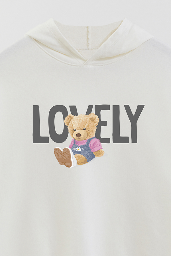 HOODIE RUSTICO KIDS TEDDY LOVELY