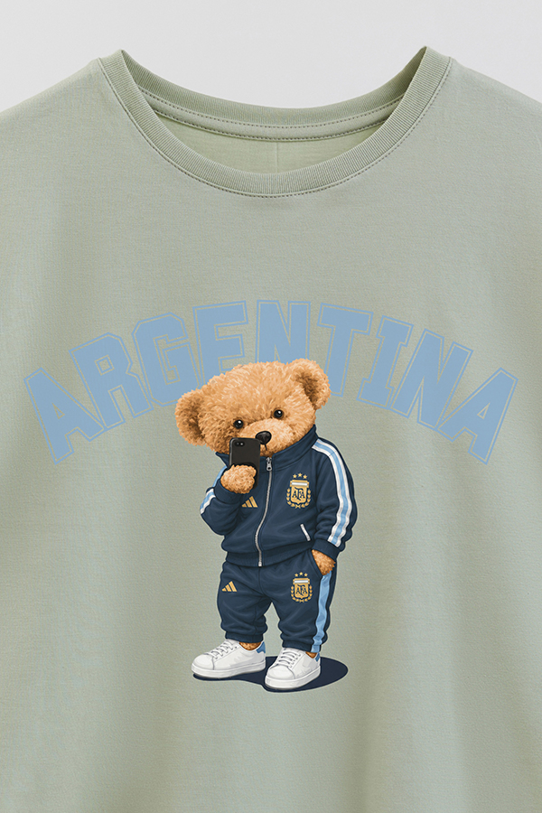 REMERA GB OVERSIZE TEDDY ARG SCALO