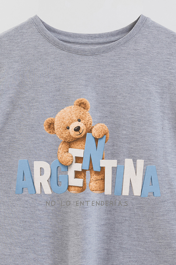 REMERA GB OVERSIZE TEDDY ARG NO LO ENTENDERIAS