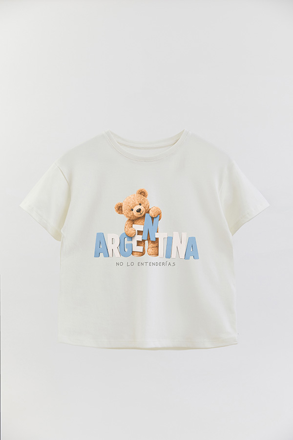 REMERA GB OVERSIZE TEDDY ARG NO LO ENTENDERIAS