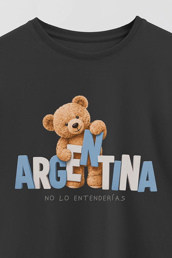REMERA GB OVERSIZE TEDDY ARG NO LO ENTENDERIAS