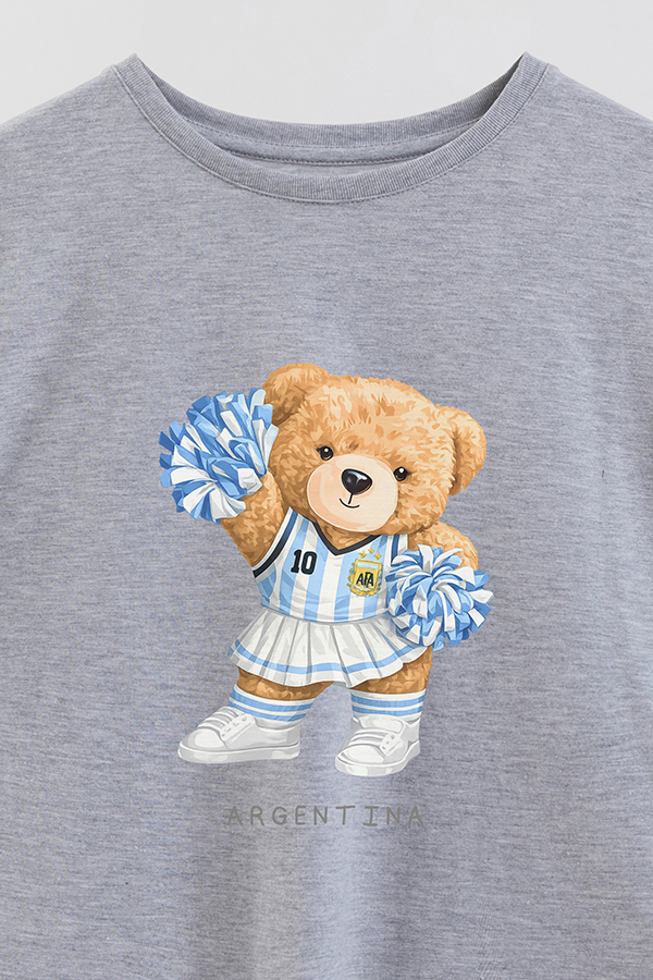 REMERA GB OVERSIZE TEDDY ARG HINCHADA