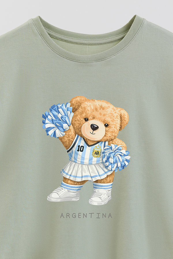 REMERA GB OVERSIZE TEDDY ARG HINCHADA