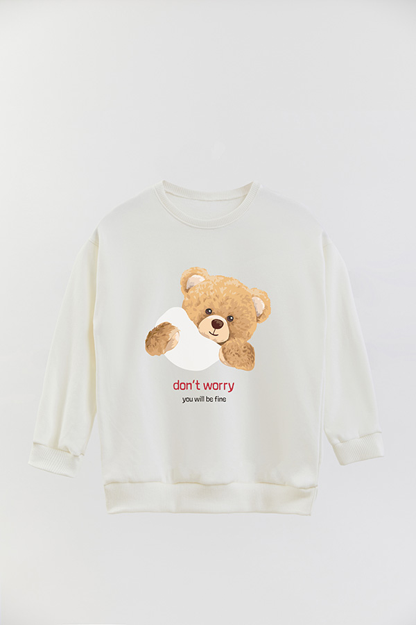 BUZO RUSTICO KIDS TEDDY DONT WORRY