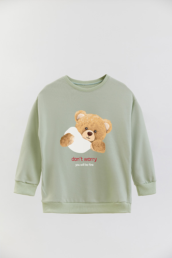 BUZO RUSTICO KIDS TEDDY DONT WORRY