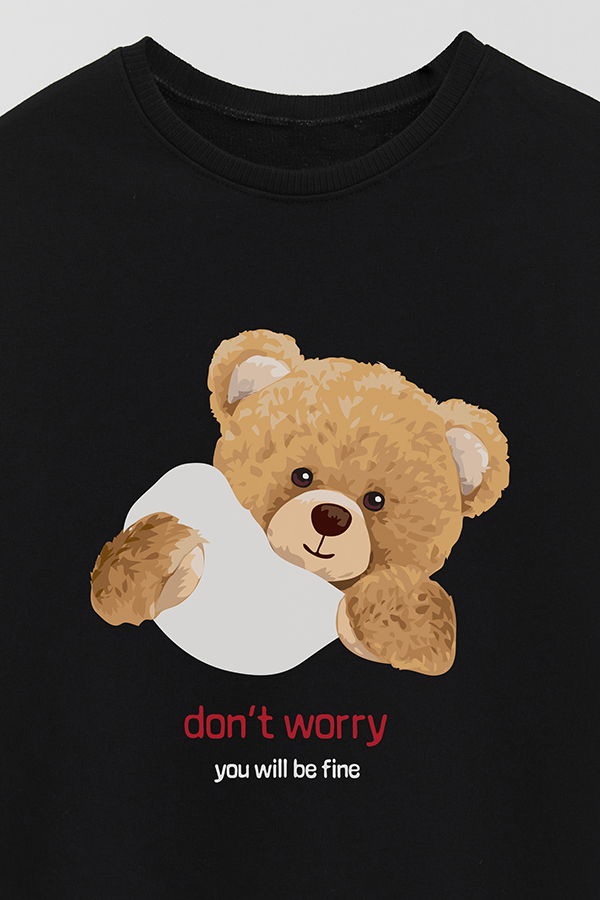 BUZO RUSTICO KIDS TEDDY DONT WORRY