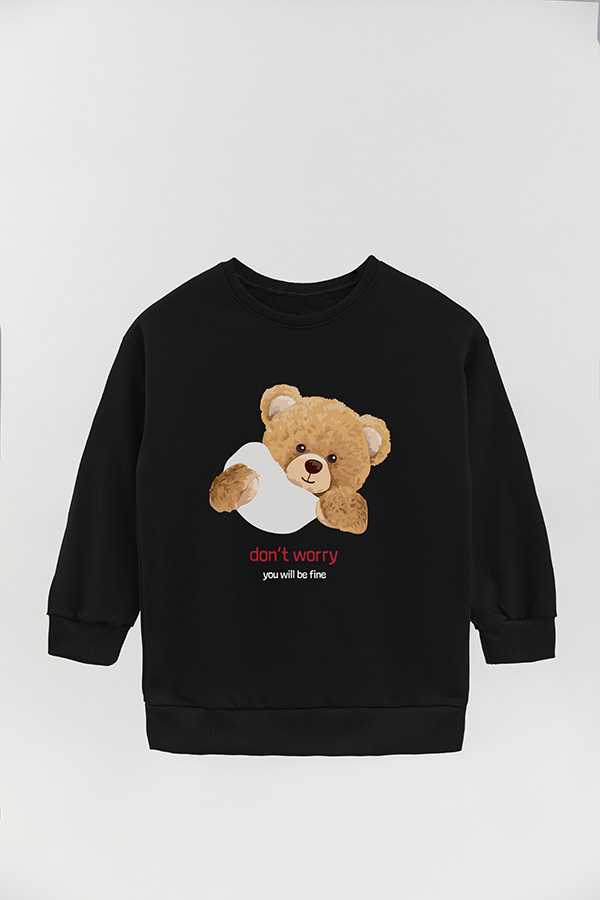 BUZO RUSTICO KIDS TEDDY DONT WORRY