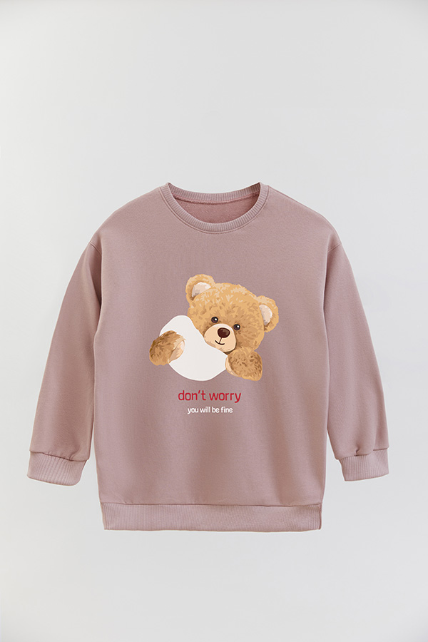 BUZO RUSTICO KIDS TEDDY DONT WORRY
