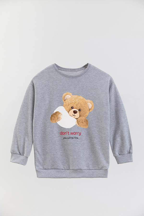 BUZO RUSTICO KIDS TEDDY DONT WORRY