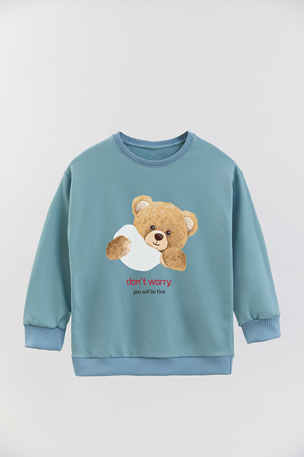 BUZO RUSTICO KIDS TEDDY DONT WORRY
