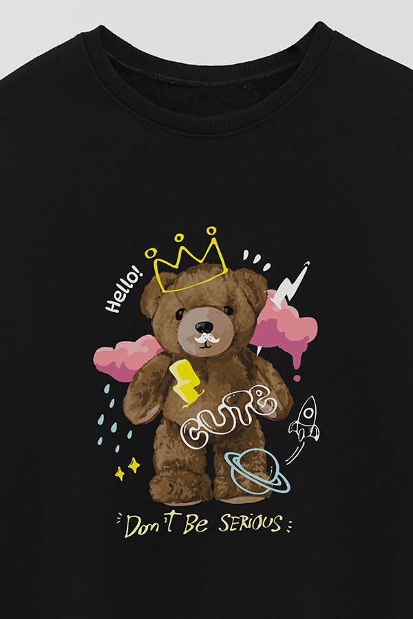 BUZO RUSTICO KIDS TEDDY DONT BE SERIOUS