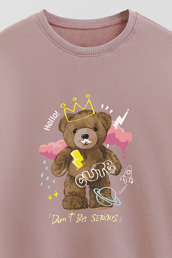 BUZO RUSTICO KIDS TEDDY DONT BE SERIOUS