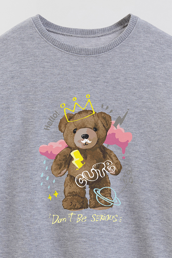 BUZO RUSTICO KIDS TEDDY DONT BE SERIOUS