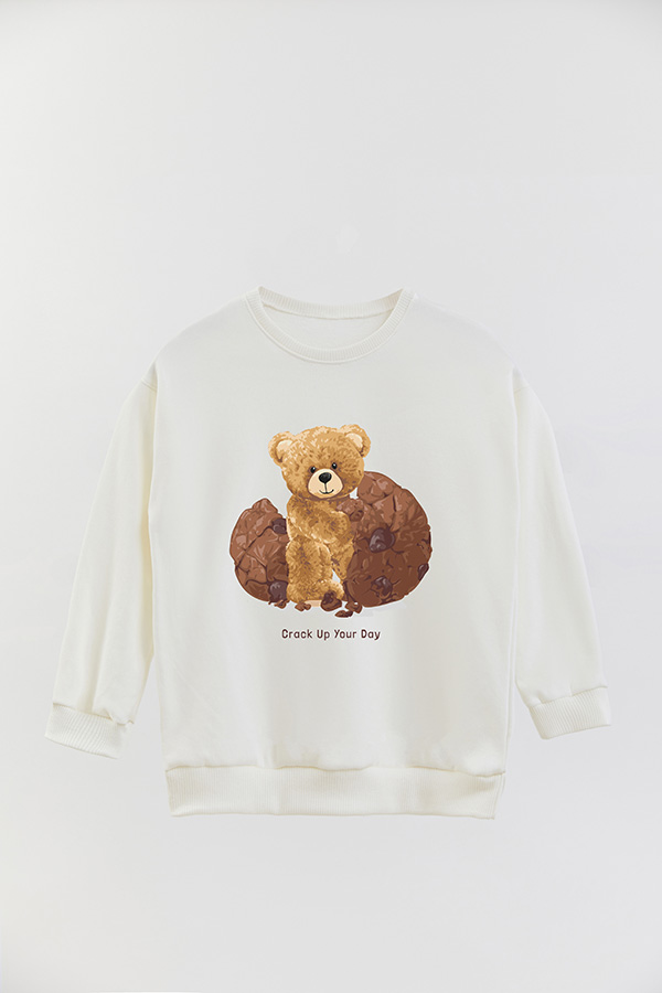 BUZO RUSTICO KIDS TEDDY CRACK UP YOUR DAY