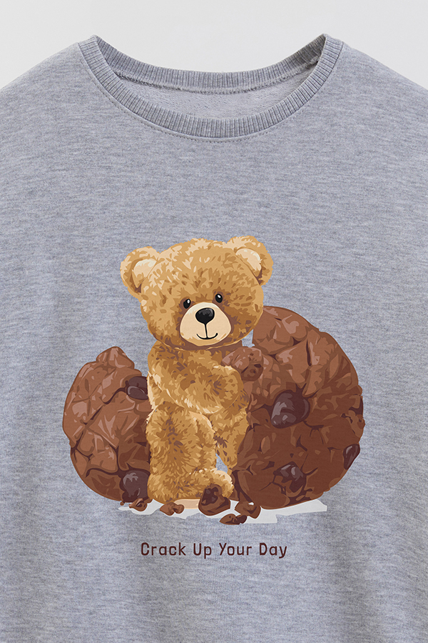BUZO RUSTICO KIDS TEDDY CRACK UP YOUR DAY