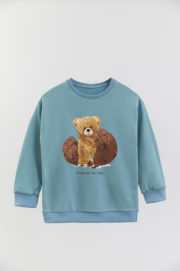 BUZO RUSTICO KIDS TEDDY CRACK UP YOUR DAY
