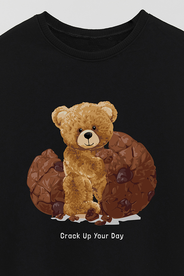 BUZO RUSTICO KIDS TEDDY CRACK UP YOUR DAY