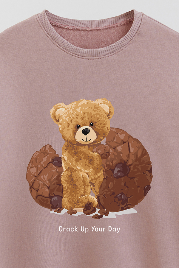 BUZO RUSTICO KIDS TEDDY CRACK UP YOUR DAY
