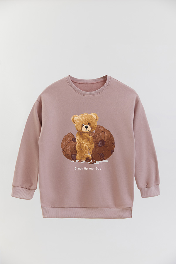 BUZO RUSTICO KIDS TEDDY CRACK UP YOUR DAY