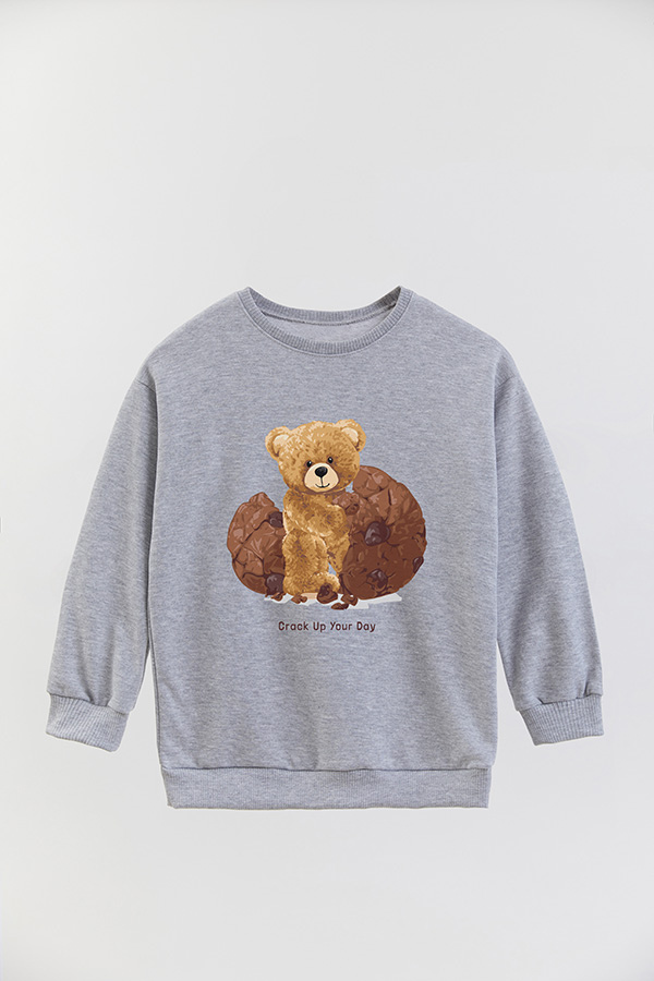 BUZO RUSTICO KIDS TEDDY CRACK UP YOUR DAY