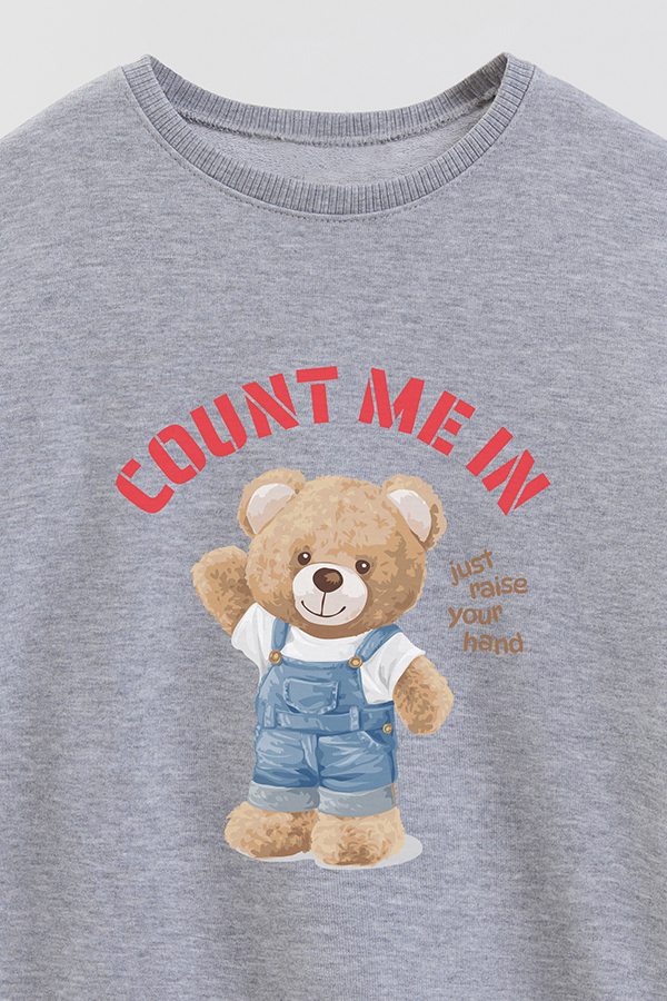 BUZO RUSTICO KIDS TEDDY COUNT ME