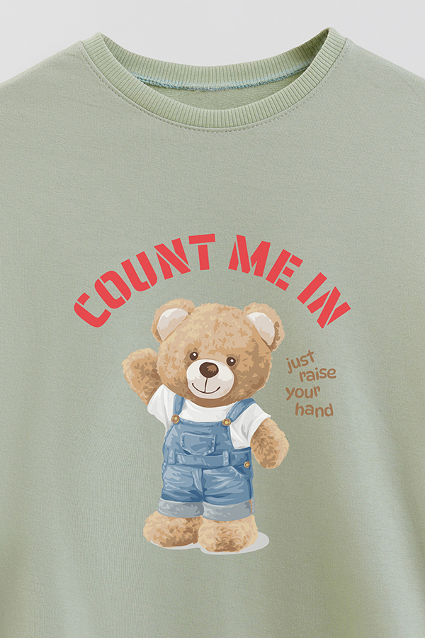BUZO RUSTICO KIDS TEDDY COUNT ME