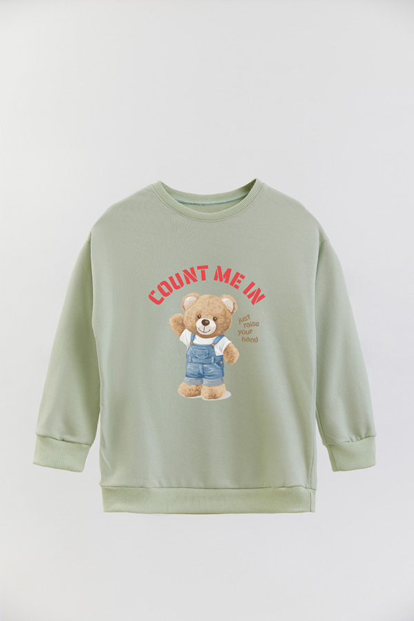 BUZO RUSTICO KIDS TEDDY COUNT ME