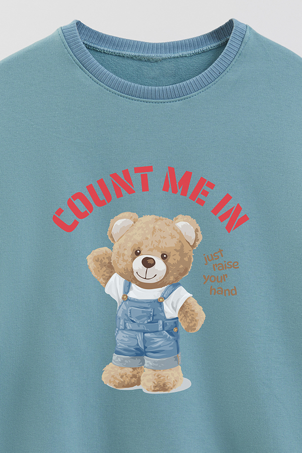 BUZO RUSTICO KIDS TEDDY COUNT ME