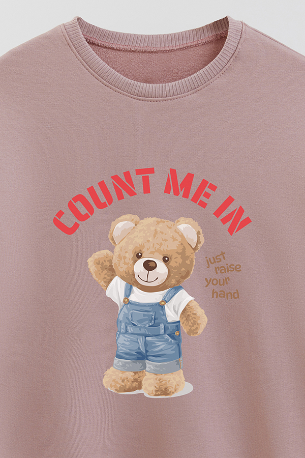 BUZO RUSTICO KIDS TEDDY COUNT ME